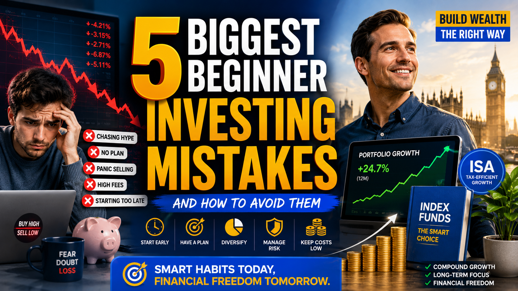 The 5 Biggest Mistakes Beginner Investors Make and How to Avoid Them