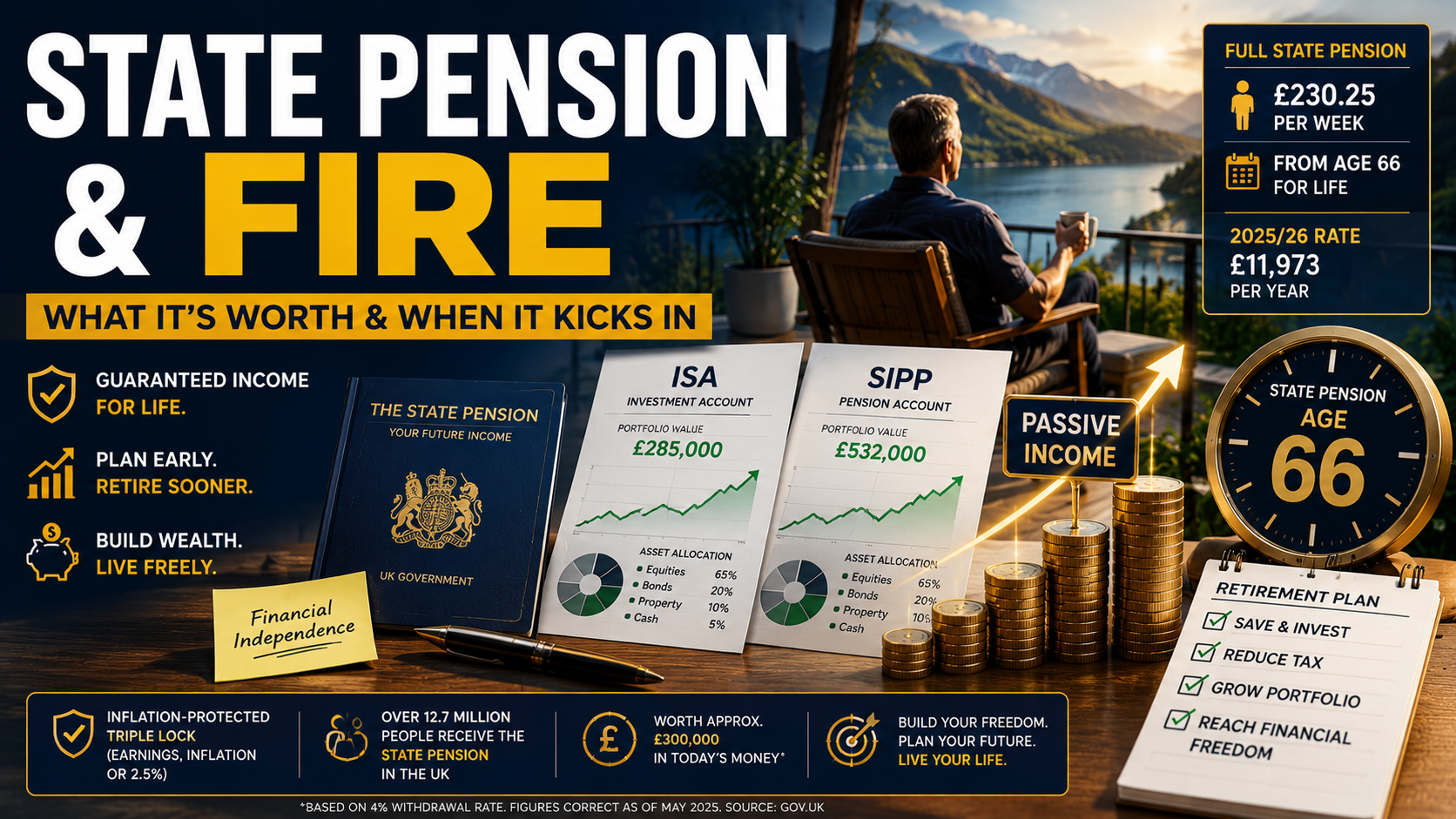 The State Pension and FIRE: What It’s Worth and When It Kicks In