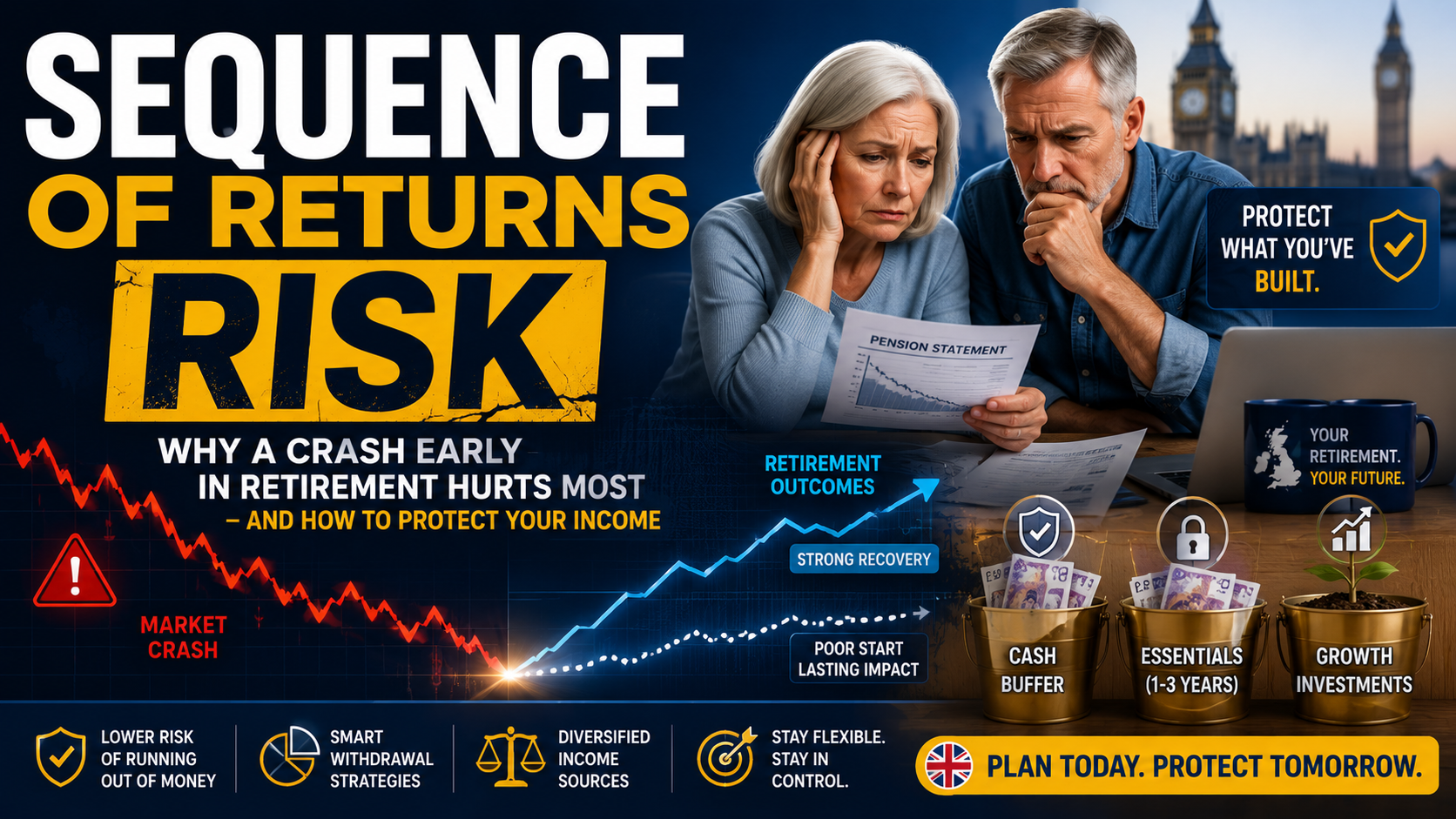 Sequence of Returns Risk: Why an Early Retirement Market Crash Can Be Devastating